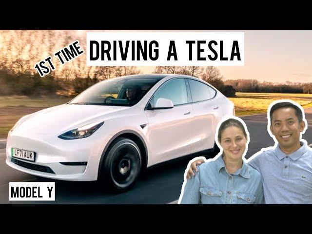 1st Time Driving a TESLA Model Y