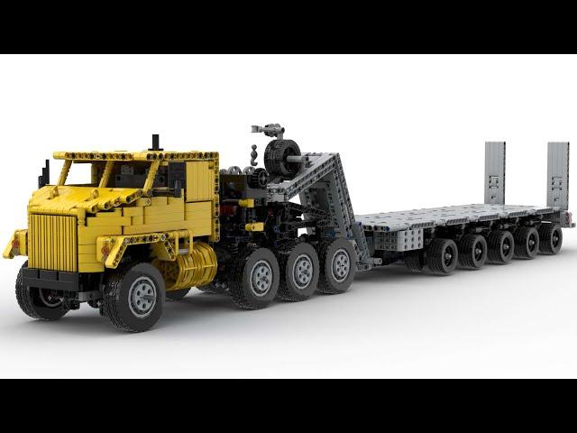 LEGO Technic Oshkosh HET M1070 With M1000 Trailer