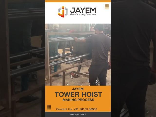 Jayem Tower Hoist Making Process #construction #machine