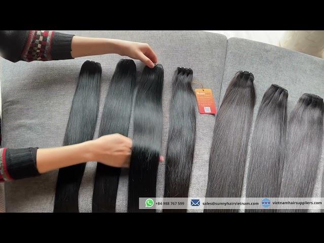 HOT STYLE: VIETNAMESE VIRGIN REMY BONE STRAIGHT HAIR - Hot trend 2020 of Hair Wigs