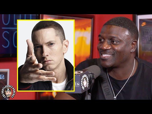 Akon on Eminem Deciding to Jump on "Smack That" & Says He Has 4 Unreleased Eminem Produced Songs