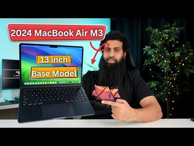 2024 Macbook Air M3 13 inch Base Model | Unboxing & Review