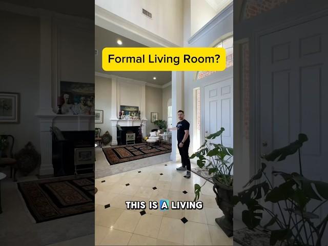 Do people still need a formal living room? What's your take essential or not?