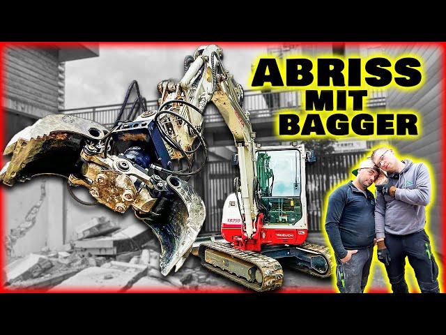 Ist der ABRISS mit BAGGER & GREIFER so richtig?! | Home Build Solution