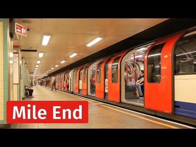 London Underground: Tight Action at Mile End Station