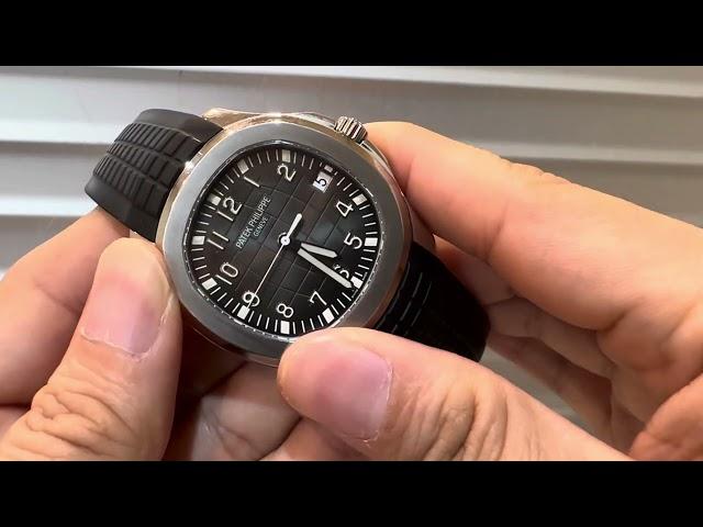 名表TV-8Sep/Patek Philippe Aquanaut 5167A-001/手雷/40MM/不銹鋼/自動日曆/324機芯