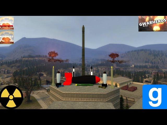 Garry's mod: Nukes and bombs in gm_fork (Quark Bomb?????).