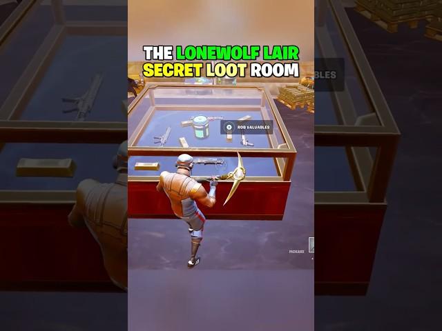 Lonewolf Lair Secret Loot Room in Fortnite Season 2 (Chapter 6) #fortnite #foryou #shortsfeed #fyp