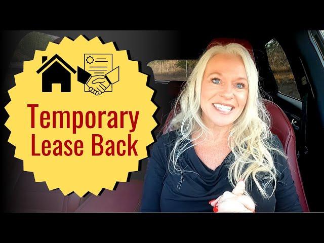 Real Estate Contract - Buyer and Seller Temporary Lease Back