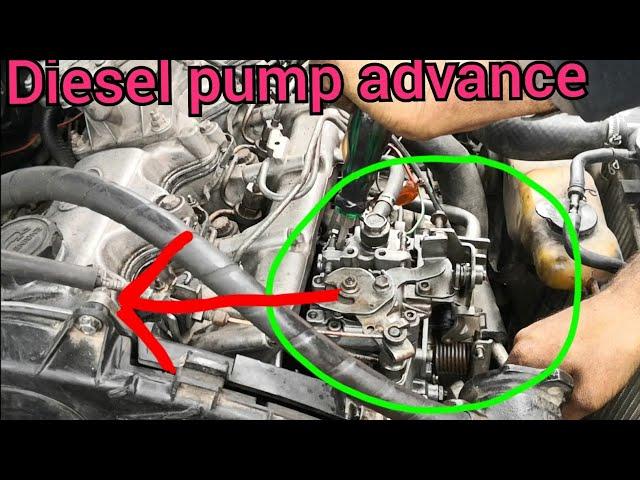 How to advance diesel pump