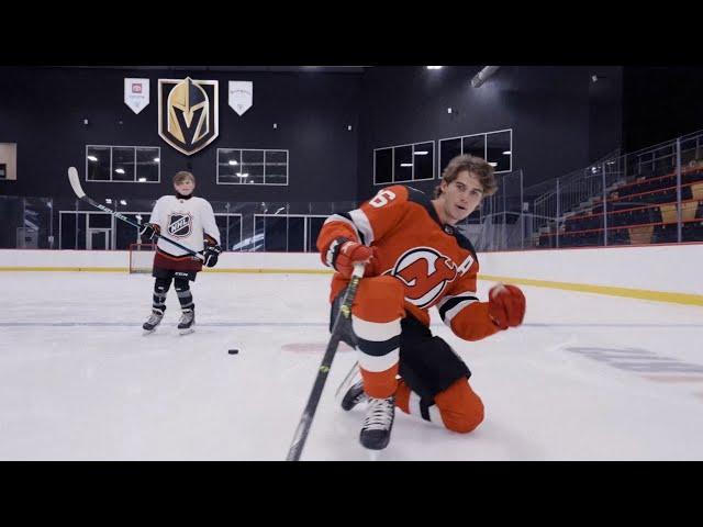 Kid Reporter Talks Trick Shots, Cellys with Zegras, Hughes and Barzal