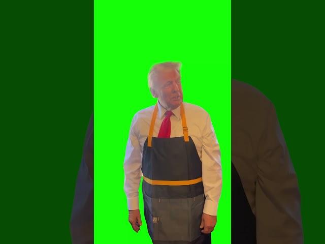 Donald Trump saying "I Like This Job!" meme - Green Screen