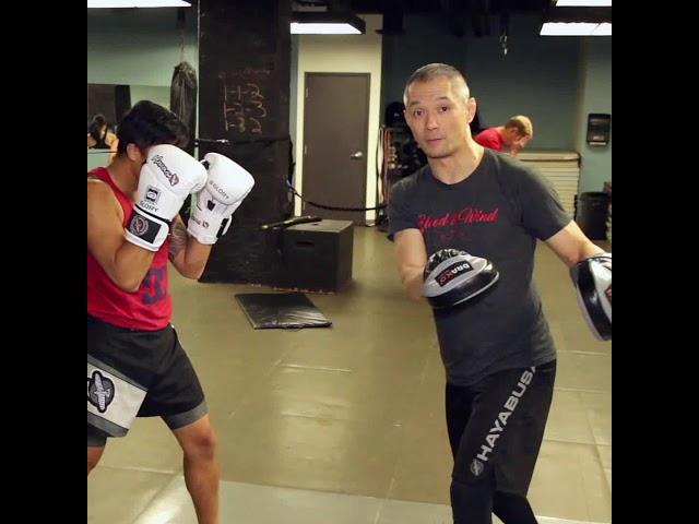 Advanced Focus Mitt Drill  Parry Punch & Covering and Countering
