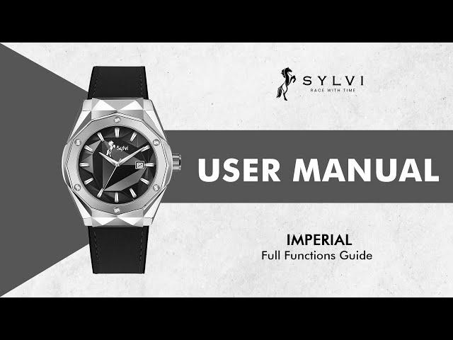 SYLVI Imperial  User Manual ⌚ | How To Use Analog Watch Guide | Imperial Watch Functions #UserGuide