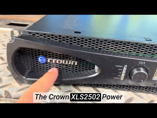 Honest Review  Crown XLS2502 Two channel Power Amplifier