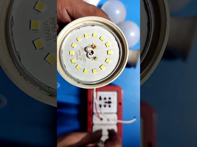 free repair led bulb at home  | old led bulb | led bulb repair easily | #shorts