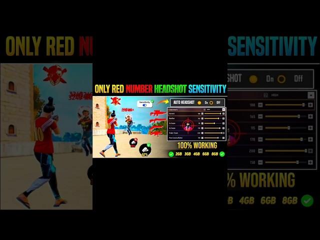 BEST SENSITIVITY ️ FOR UMP SHOTGUN & DESERT EAGLE HEADSHOT || BEST SENSITIVITY 2025 || FREE FIRE