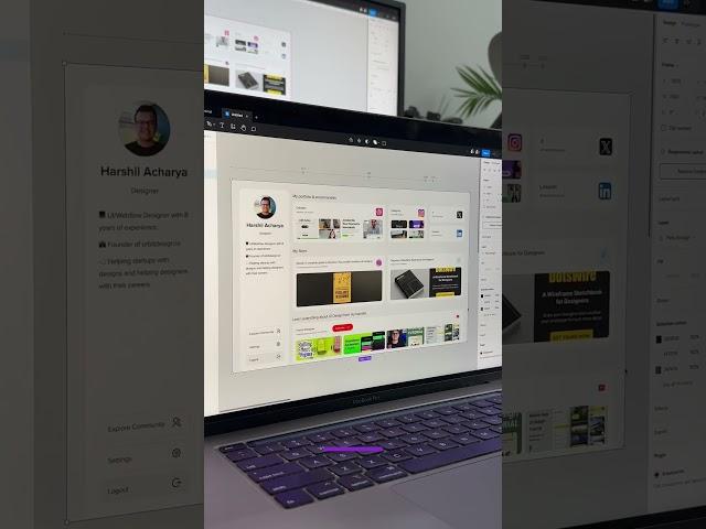 Responsive Web Design using Figma  and Framer