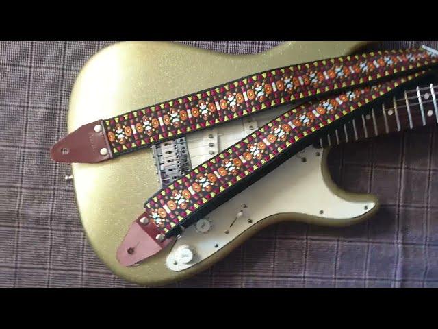 Jacquard guitar strap model Watchman Pardo Guitar Straps