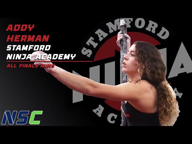 NSC 1st Place Addy Herman | Every Finals Run From Stamford Ninja Academy Qualifier | Season 2