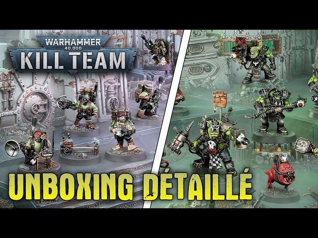 Unboxing KILL TEAM Brutaux et Rusés GAMES WORKSHOP • Détail des Orks et Ratlings