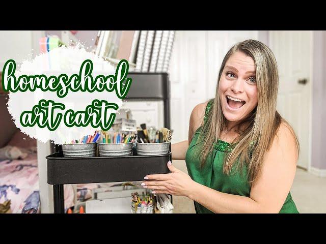 HOMESCHOOL ART CART