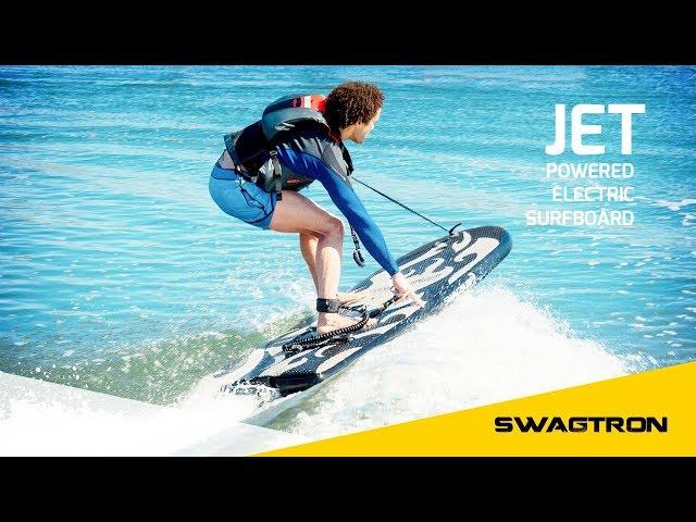 SWAGTRON SWAGSURF: Jet-Powered Inflatable Electric Jet Surfboard SUP