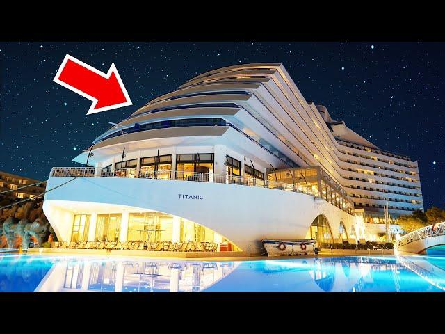  I Stayed in World's Largest Ship Hotel ️ Titanic Beach Lara Travel Vlog