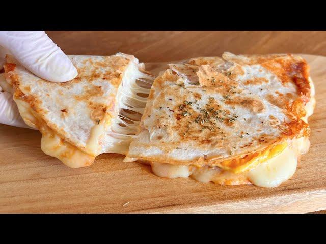 Make a quick and easy Tortilla recipe ‼️ Cabbage Toast Quesadilla