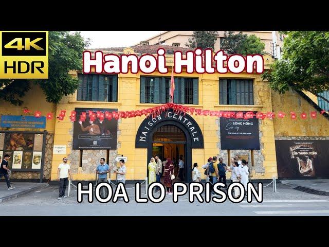 Hanoi Hilton: A Look Inside Hoa Lo Prison Museum - Vietnam Travel | 4K HDR - Captions