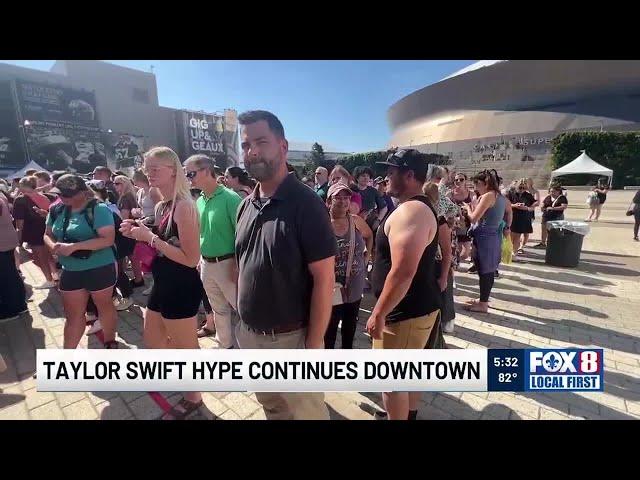 Taylor Swift hype continues downtown