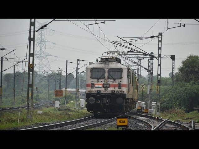 3 High-speed WAP-7 Hauled Trains! #wap7