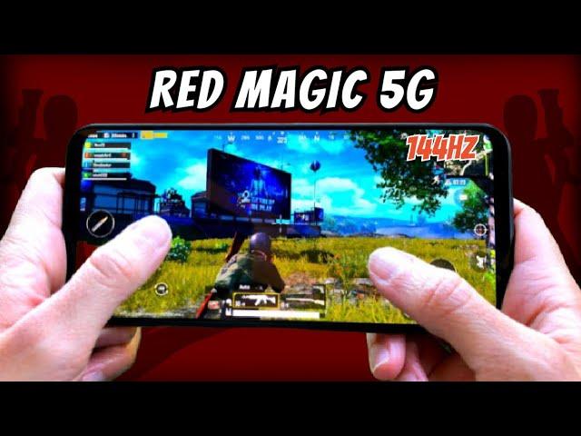 Red Magic 5G Smartphone - PUBG Mobile 144Hz Extreme Graphics gameplay!