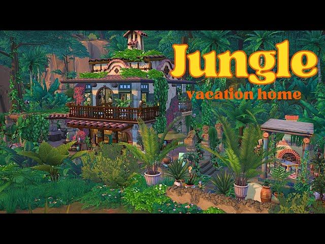 Jungle Vacation Home   The Sims4 Stopmotion BUILD ( Pack limited, No CC )