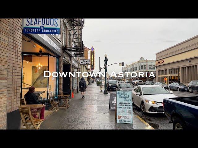 Cozy Fall Walk: Downtown Astoria, Oregon (Coast)