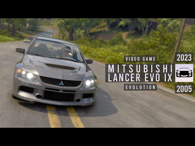 Mitsubishi Lancer Evolution IX Video Game Evolution (2005-2023)