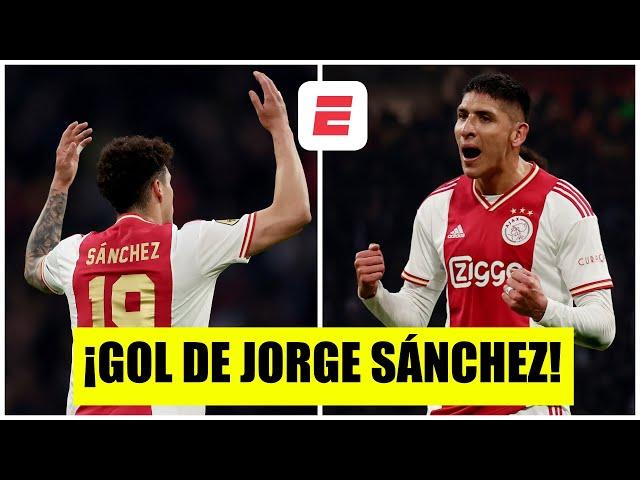 GOL DE JORGE SÁNCHEZ con ASISTENCIA de EDSON ÁLVAREZ.  ¡COMBINACIÓN MEXICANA! | Eredivisie