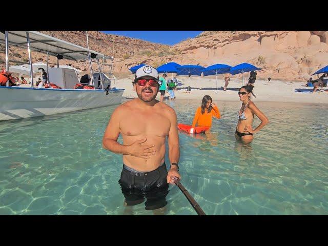 ISLA ESPIRITU SANTO  EL TOUR MAS COMPLETO NADO CON LOBOS MARINOS ️#lapazbcs 4K HDR