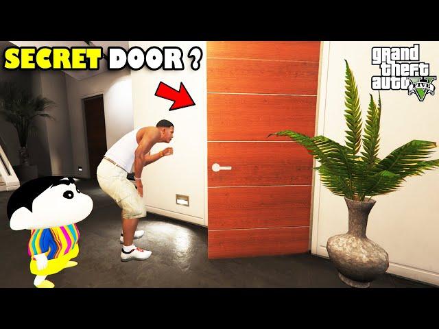 Franklin Finally Opened The Most Secret Door Of Franklin's House in GTA 5 | SHINCHAN and CHOP