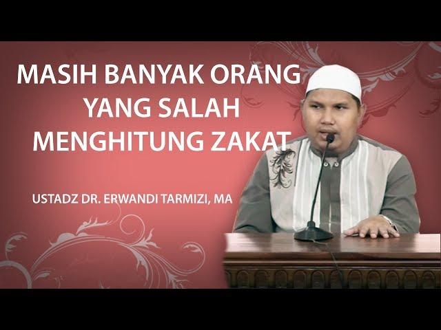 Masih banyak yang salah menghitung zakat - DR  Erwandi Tarmizi, MA