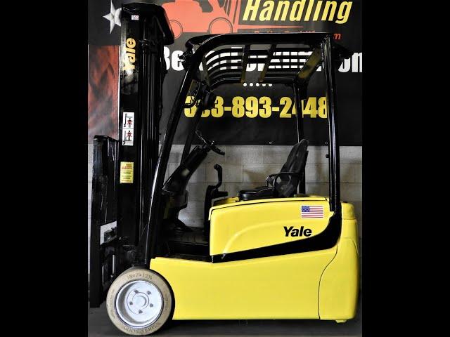 Amazing 2015 Yale ERP040, 4K Sit-down 3-wheel electric forklift