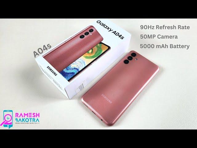 Samsung Galaxy A04s Unboxing and Full Review | 90Hz | 50MP Camera | 5000 mAh battery