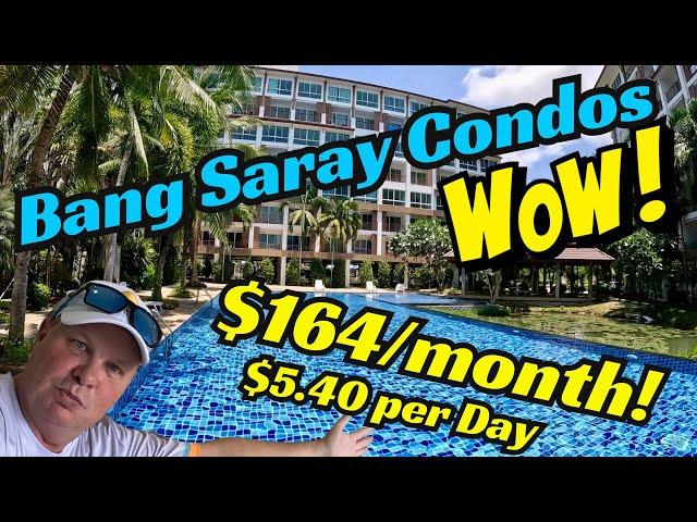 UNDER $5.40 per DAY - Beachside CONDOS Close to PATTAYA $164 per Month!