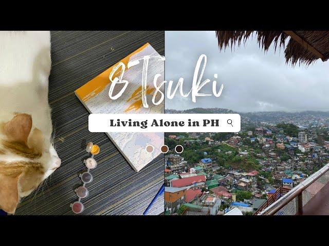 living alone in the Philippines: vacation, where to eat in Baguio, trying a new hobby | silent vlog