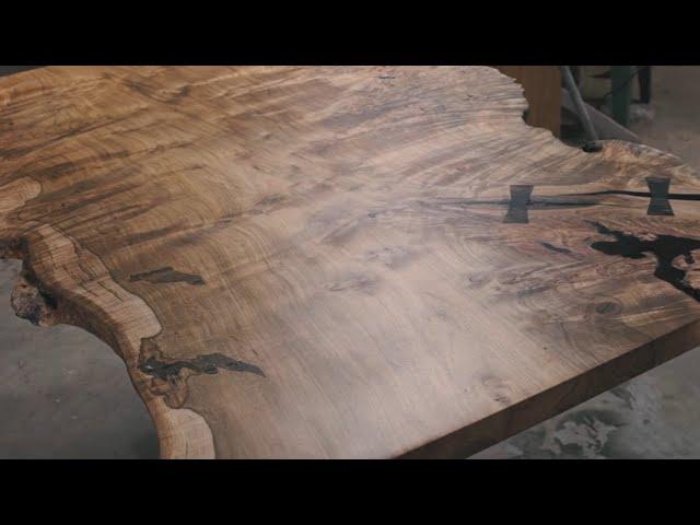 The Nakashima Conoid Table | Woodworking from Log to Table