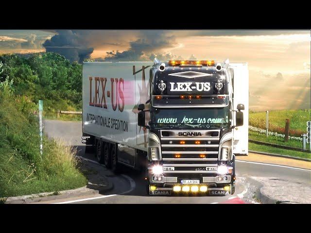 Best of Scania V8 open pipes Sound 2023 4K UHD