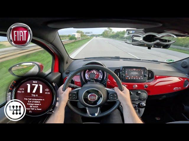 2019 FIAT 500 (69HP) Top Speed Acceleration | No Speed Limit