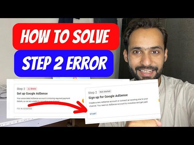 Step 2 Error | Fix In Adsense Button Not Working Problem Solved