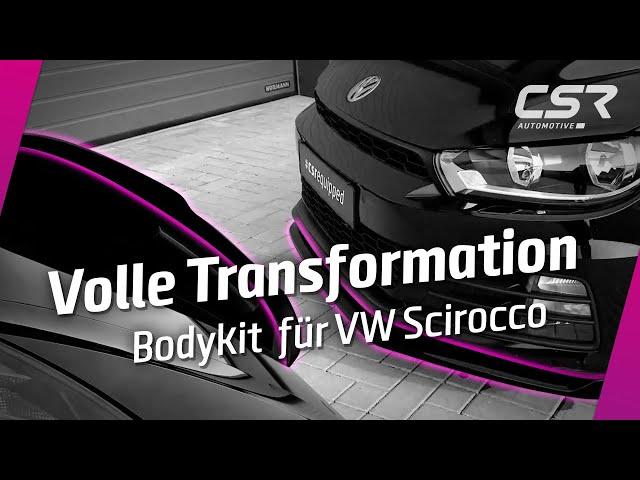 Bodykit für VW Scirocco MK3ㅣFrontspoiler Seitenschweller und HeckspoilerㅣCSR-Automotive