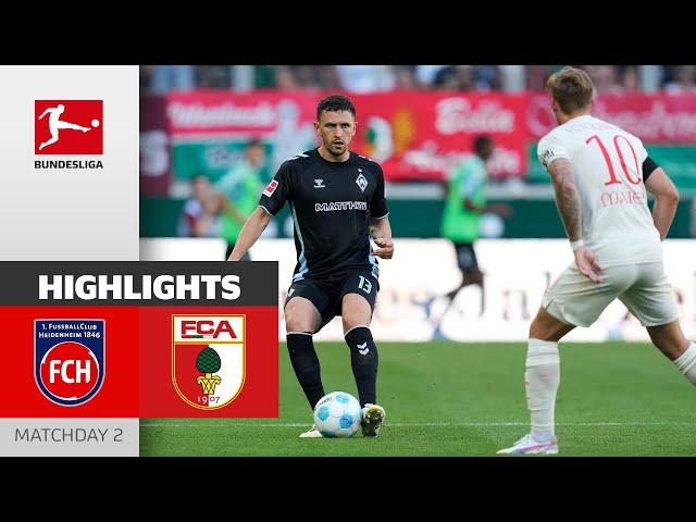 Heidenheim On Fire! | 1. FC Heidenheim 1846 - FC Augsburg 4-0 | Highlights | MD 2 – Bundesliga 24/25